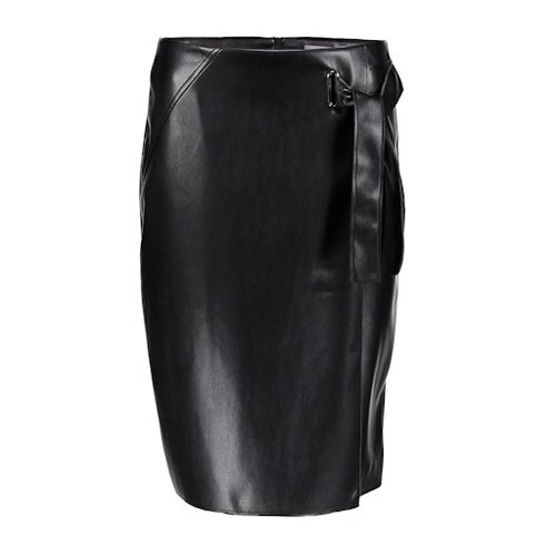 Geisha PU skirt + belt black