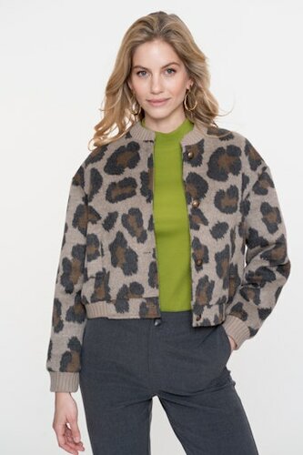Geisha Bomber jacket camel/antracite