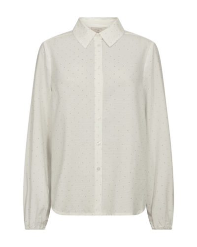 Freequent fqshine-shirt Star Off-white mel