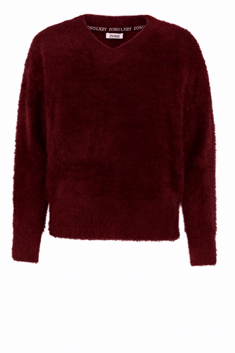 Zoso 255Kim Knitted sweater bordeaux