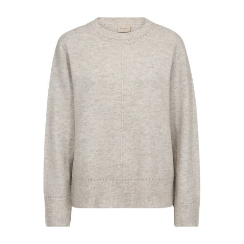 Freequent fqolina-pullover Moonbeam w. Silver