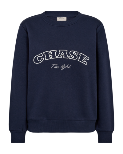 Freequent fqkamela-pullover Navy Blazer w. Star Off-white