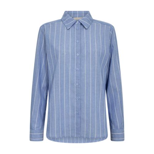 Freequent fqsolly-shirt Vista Blue w. Star Off-White