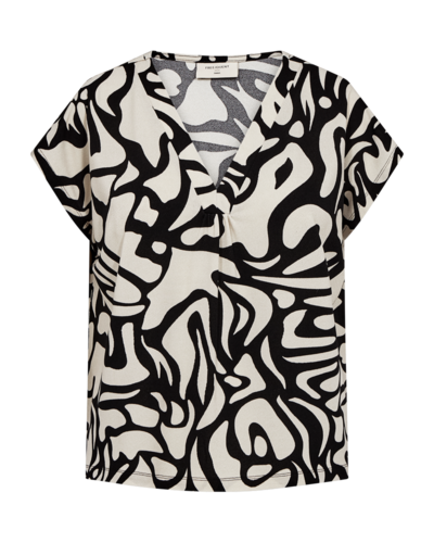 Freequent fqfloi-tee Black w. Moonbeam